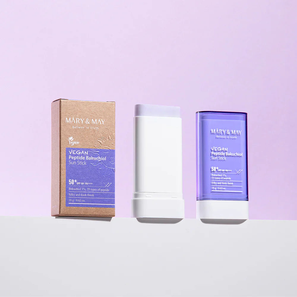 Mary&May - Vegan Peptide Bakuchiol Sun Stick SPF50+/PA++++ 18g