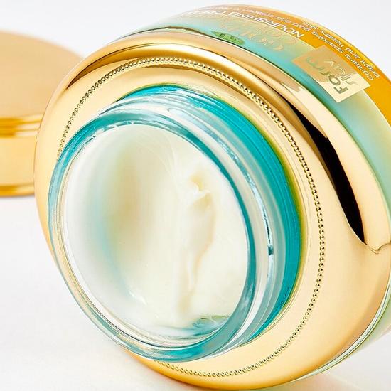 Farmstay Gold Collagen Nourishing Cream - Κρέμα Προσώπου με λαμπερά Σωματίδια Χρυσού και Κολλαγόνου για Λάμψη