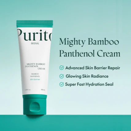 PURITO Mighty Bamboo Panthenol Cream 100ml - Ενυδατική κρέμα επανόρθωσης δέρματος
