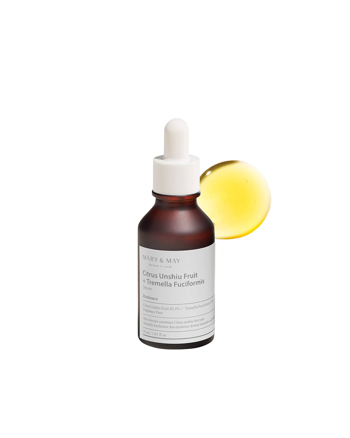 MARY&MAY Citrus Unshiu + Tremella Fuciformis Serum - Oρός προσώπου εμπλουτισμένος με εκχύλισμα φρούτων