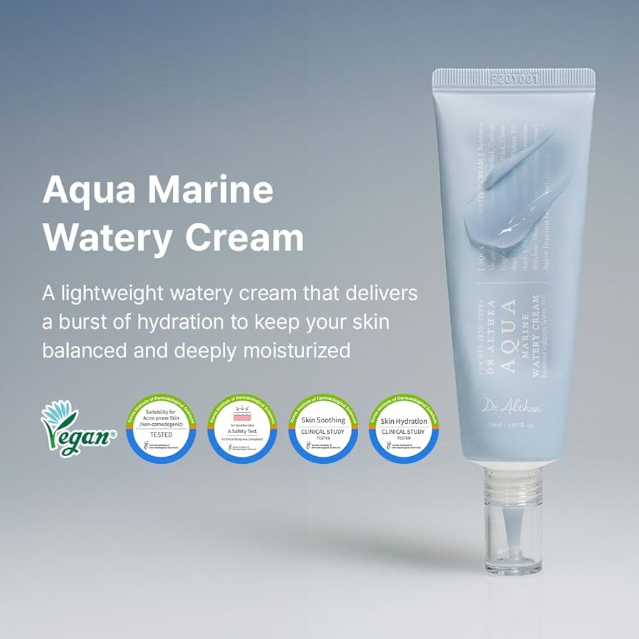 Dr. Althea Aqua Marine Watery Cream - Ενυδατική κρέμα για ευαίσθητες επιδερμίδες