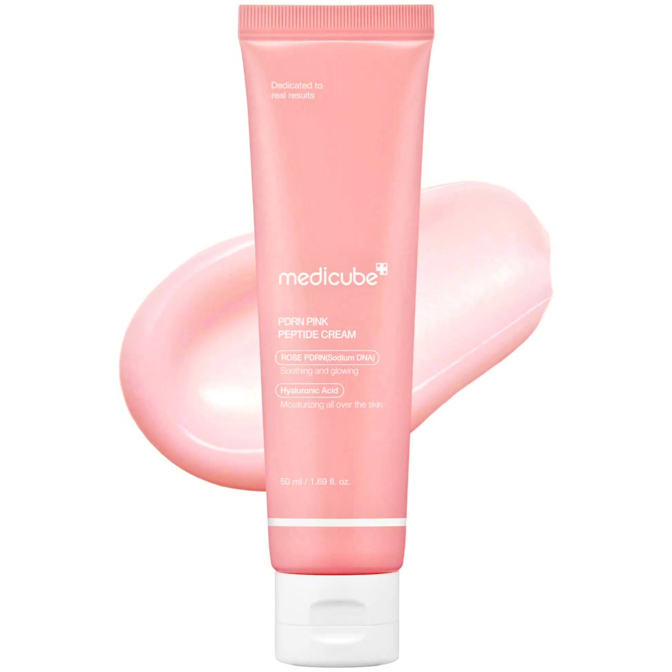 Medicube – PDRN Pink Hyaluronic Moisturizing Cream 50ml - Κρέμα Προσώπου για Ενυδάτωση & Ατέλειες