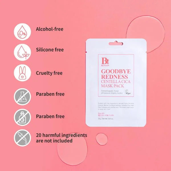 BENTON Goodbye Redness Centella Mask Pack