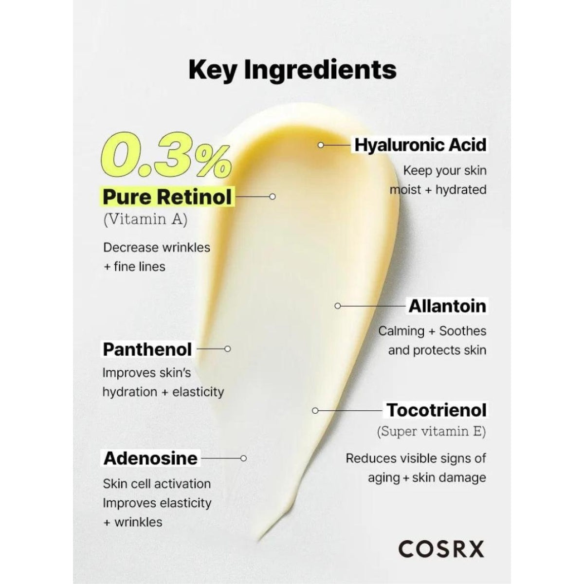 COSRX - The Retinol 0.3 Cream 20ml