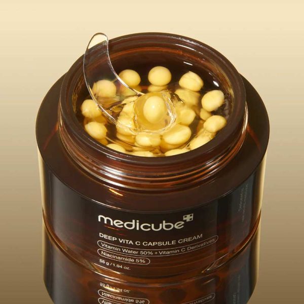 Medicube Deep Vita C Capsule Cream – Ενυδατική κρέμα διπλής υφής για φωτεινό δέρμα