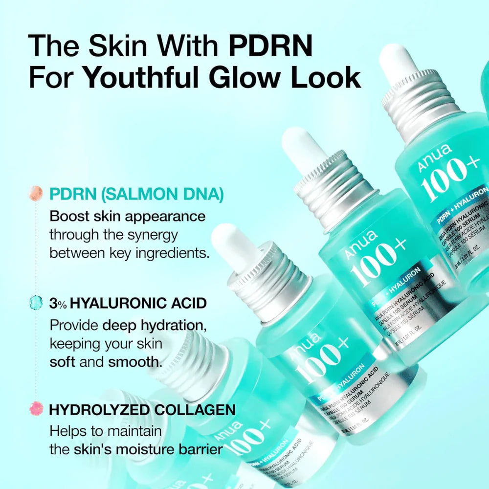 ANUA - PDRN Hyaluronic Acid Capsule 100 Serum - Ορός με DNA σολομού για ελαστικότητα
