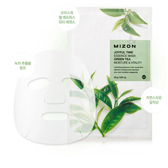 MIZON Joyful Time Essence Mask - Green Tea