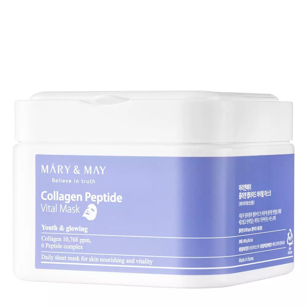 Mary&May Collagen Peptide Vital Mask 30pcs