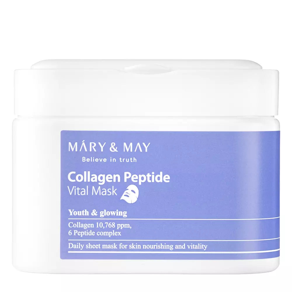 Mary&May Collagen Peptide Vital Mask 30pcs