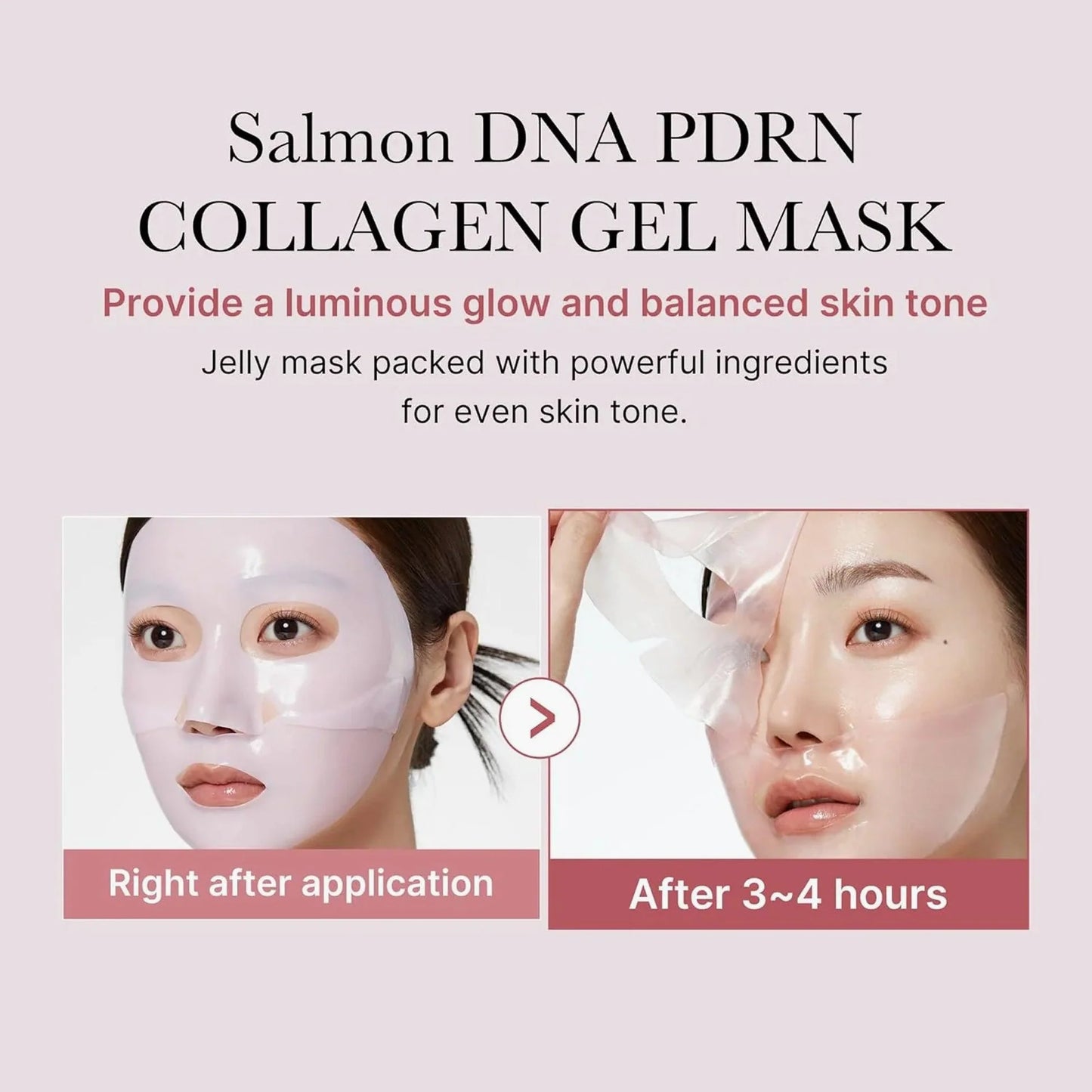 Medicube PDRN Pink Collagen Gel Mask - Μάσκα Gel με PDRN & Κολλαγόνο για Σύσφιξη και Ενυδάτωση