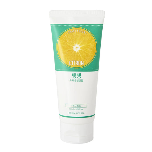 HOLIKA HOLIKA Daily Fresh Citron Cleansing Foam - Απαλός αφρός καθαρισμού προσώπου με εκχύλισμα λεμονιού