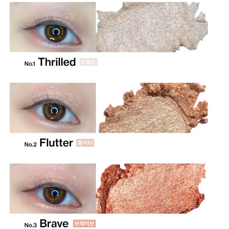 Unleashia Pretty Easy Glitter Stick - No.3 Brave - Μολύβι γκλίτερ για τα μάτια