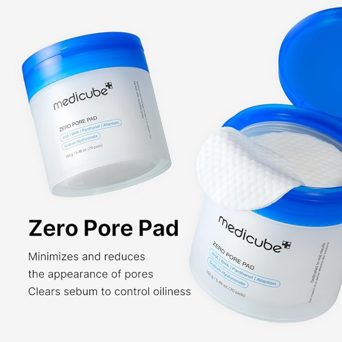 Medicube – Zero Pore Pad 2.0 70 Pcs - Εμποτισμένα δισκία για λεία και απαλή επιδερμίδα