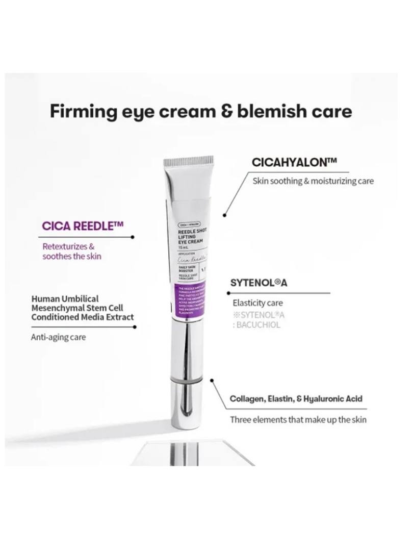VT Cosmetics Reedle Shot Lifting Eye Cream – Κρέμα Ματιών με 12.000 Δονήσεις & Lifting Effect (15ml)