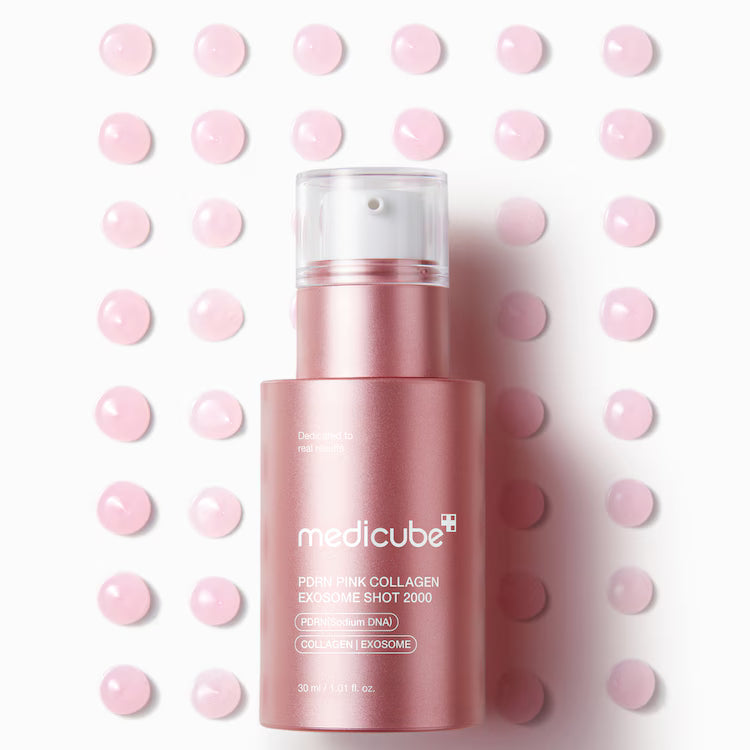 MEDICUBE PDRN Pink Collagen Exosome Shot 2000 - Ορός Προσώπου λάμψης και ελαστικότητας