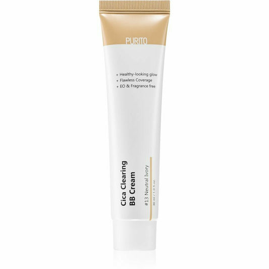 Purito Cica Clearing BB Cream - Κρέμα προσώπου για κάλυψη με αντηλιακή προστασία