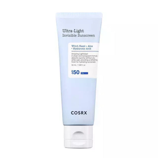 COSRX Ultra-Light Invisible Sunscreen SPF50+/PA++++ -Ενυδατική Λεπτόρρευστη Αντηλιακή Κρέμα για Όλους τους Τύπους Δέρματος