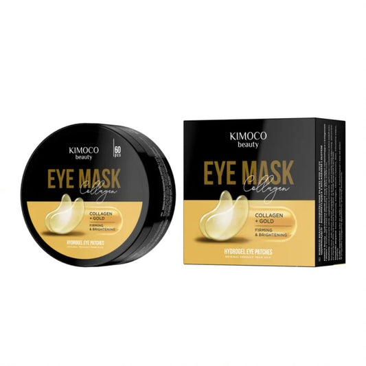 KIMOCO Eye Paches with Collagen and Gold 60pc - Μάσκα Ματιών για Σύσφιξη & Λάμψη με Κολλαγόνο & Κολλοειδή Χρυσό