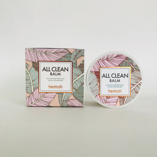 Heimish All Clean Balm Mini 7ml - Απαλό balm ντεμακιγιάζ με εκχύλισμα καρύδας και βούτυρο καριτέ
