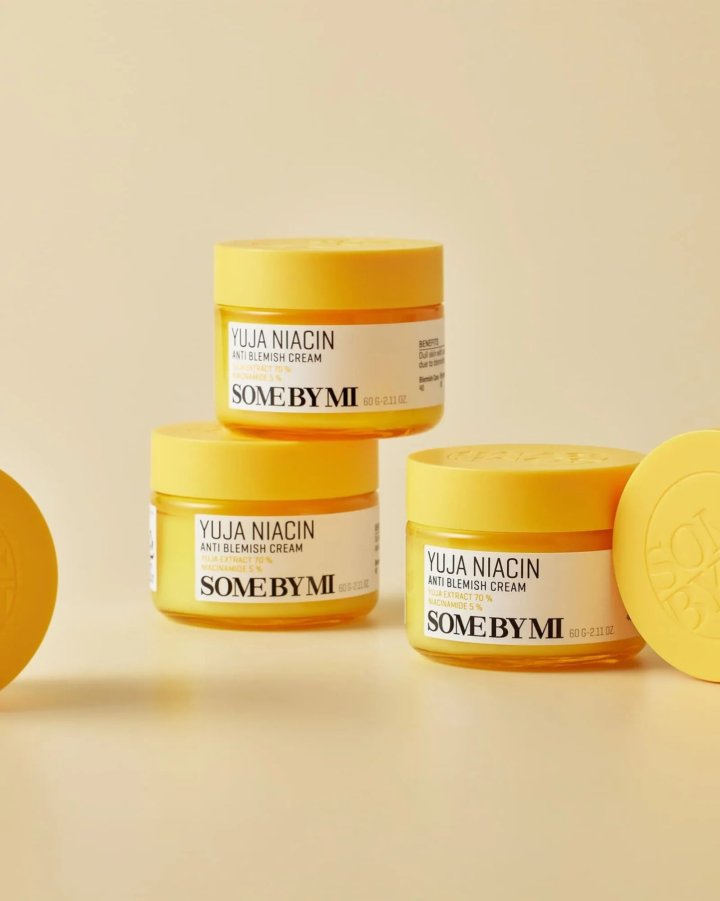 Some By Mi Yuja Niacin Anti Blemish Cream - Κρέμα Προσώπου για Ενυδάτωση, Αντιγήρανση & Ατέλειες με  Νιασιναμίδη
