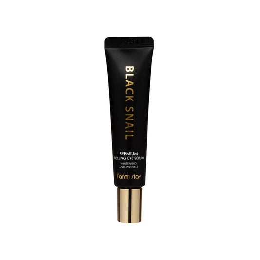 Farmstay Black Snail Premium Rolling Eye Serum - Αντιγηραντικό Serum Ματιών με Έκκριμα Σαλιγκαριού
