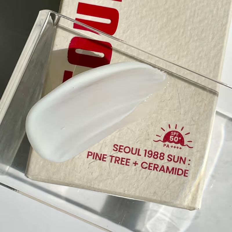K-SECRET SEOUL 1988 Sun: Pine Tree + Ceramide - Ισχυρό αντηλιακό θρέψης για υγιές δέρμα