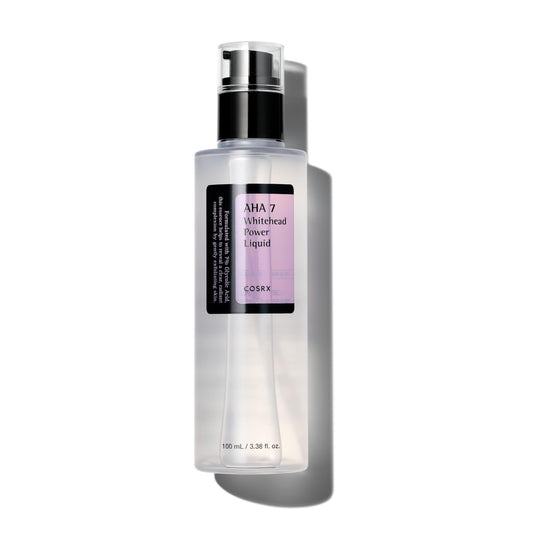 COSRX AHA 7 Whitehead Power Liquid -  Απολεπιστικό τόνερ με γλυκολικό οξύ ειδικά σχεδιασμένο για  στίγματα και ανομοιόμορφη υφή.