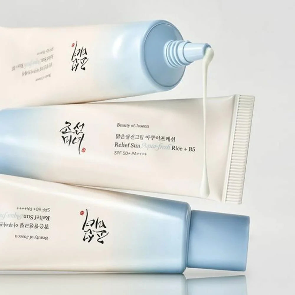 Beauty of Joseon Relief Sun Aqua - Fresh : Rice + B5 SPF50+ PA++++  – Λεπτόρευστο αντηλιακό με υψηλή προστασία