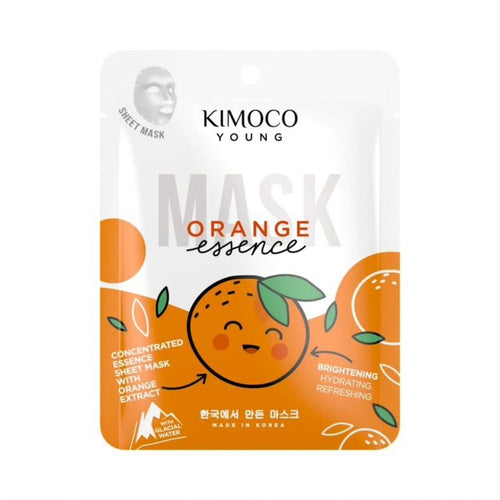 KIMOCO Sheet Mask Orange Extract - Μάσκα Προσώπου Για Λάμψη Με Εκχύλισμα Πορτοκαλιού