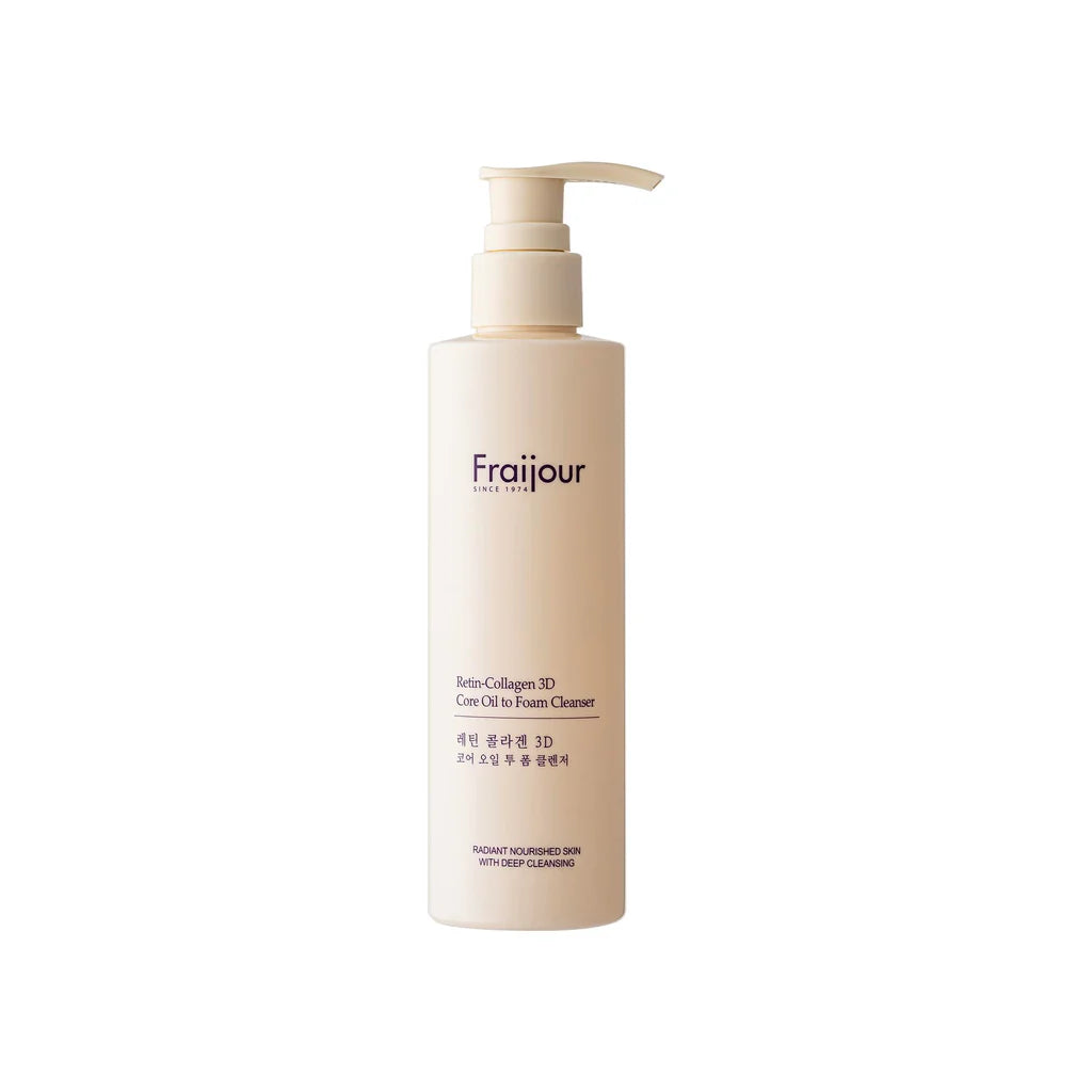 Fraijour Retin-Collagen 3D Core Oil to Foam Cleanser 210ml - Υδρόφιλο καθαριστικό λάδι-αφρός με ρετινόλη και κολλαγόνο