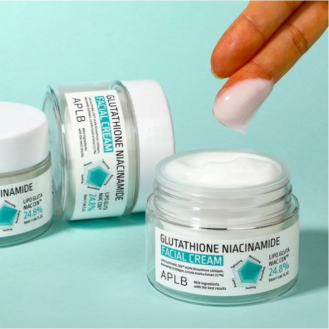 APLB Glutathione Niacinamide Facial Cream - Κρέμα Προσώπου για Λάμψη & Ομοιόμορφο Τόνο
