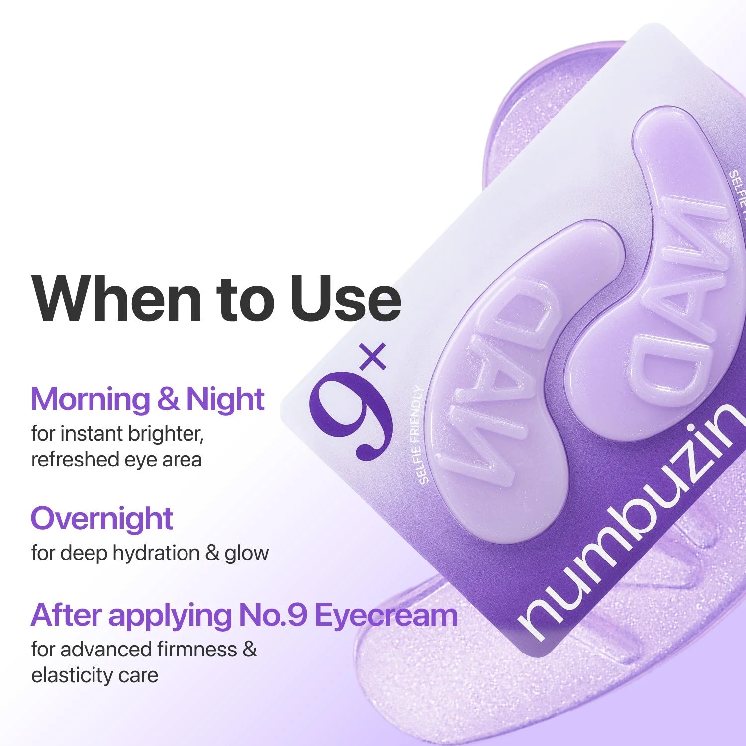 numbuzin NAD+ Collagen Eye Patches 5pcs - Μάσκα ματιών με κολλαγόνο