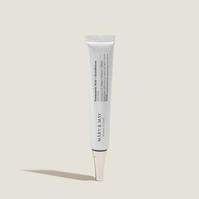 MARY & MAY - Tranexamic Acid + Glutathione Eye Cream - Κρέμα ματιών για μαύρους κύκλους