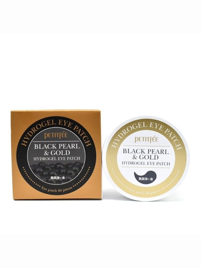 Petitfee Black Pearl & Gold Hydrogel Eye Patch 60pcs - Μάσκα υδρογέλης για γύρω από τα μάτια (3)