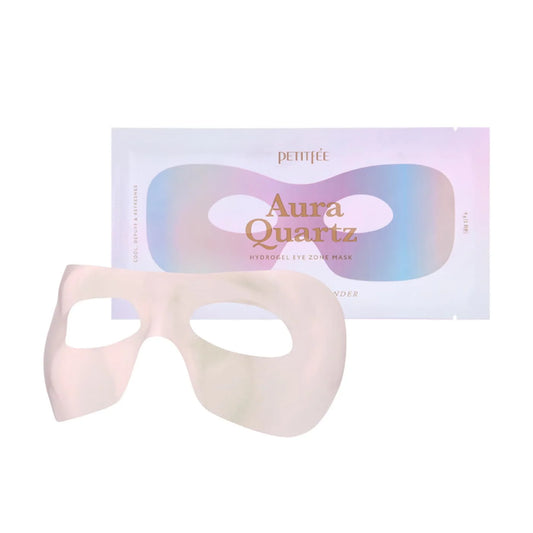 Petitfee Aura Quartz Hydrogel Eye Zone Mask - Μάσκα υδρογέλης για την περιοχή των ματιών με εκχύλισμα μαργαριταριού και λεβάντα