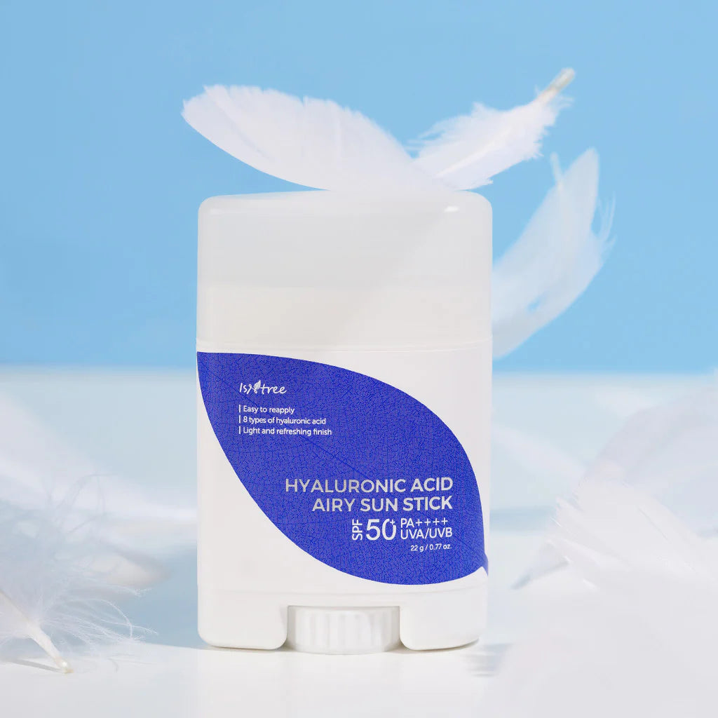 Isntree Hyaluronic Acid Airy Sun Stick – Αντιηλιακό με 8 τύπους υαλουρονικού σε στικ