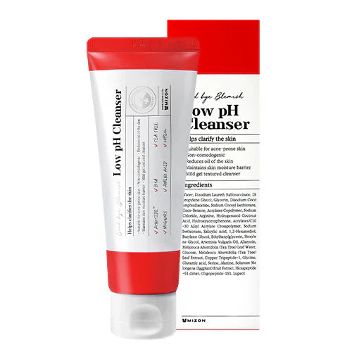 MIZON Good Bye Blemish Low pH Cleanser - Αφρός καθαρισμού προσώπου με χαμηλό pH