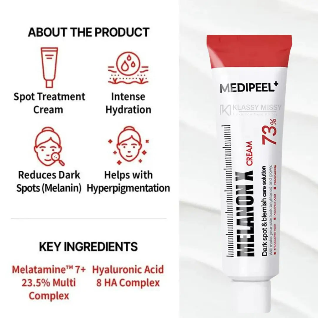 Medi-peel Melanon X Cream – Ενυδατική κρέμα για σκούρες κηλίδες και υπερμελάγχρωση