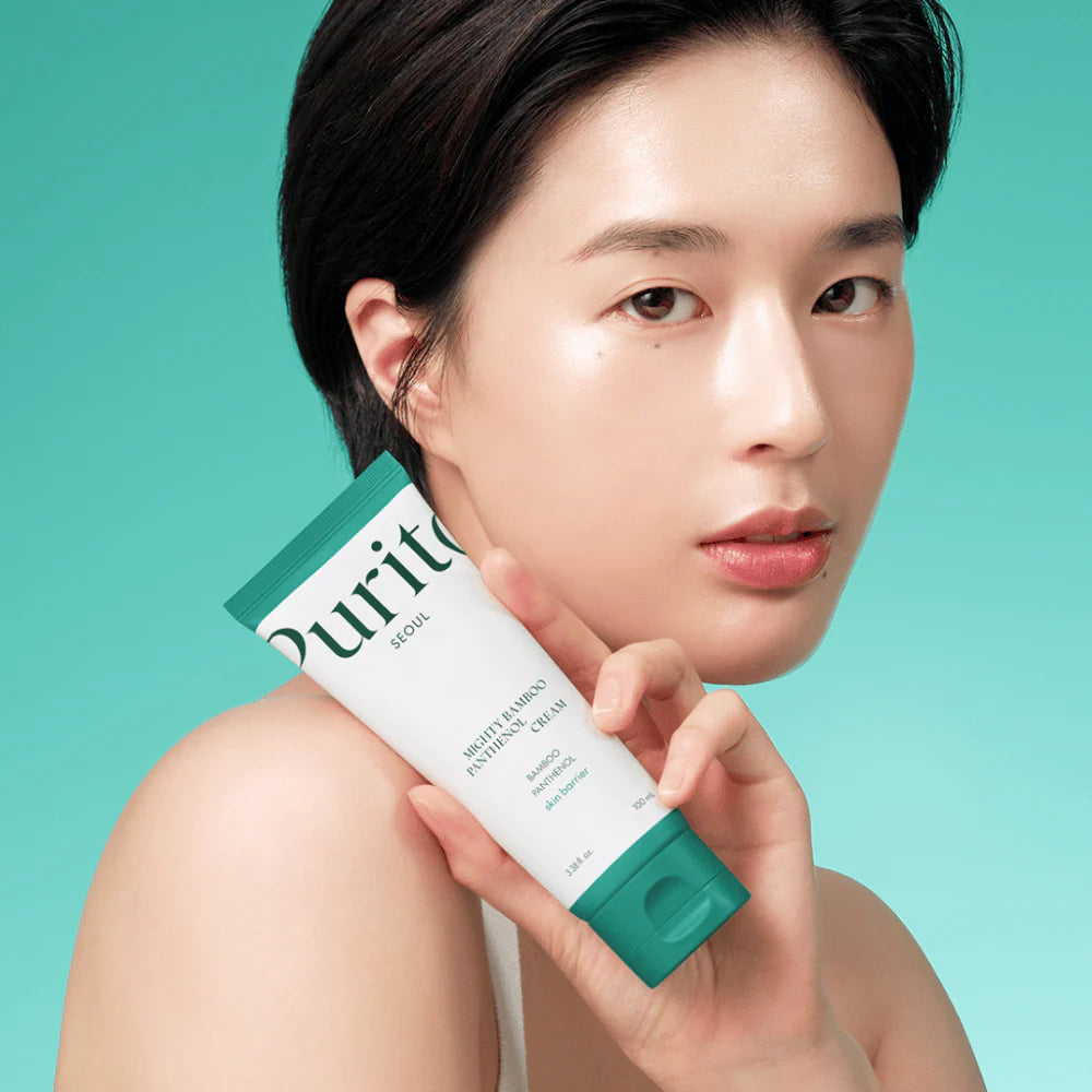 PURITO Mighty Bamboo Panthenol Cream 100ml - Ενυδατική κρέμα επανόρθωσης δέρματος