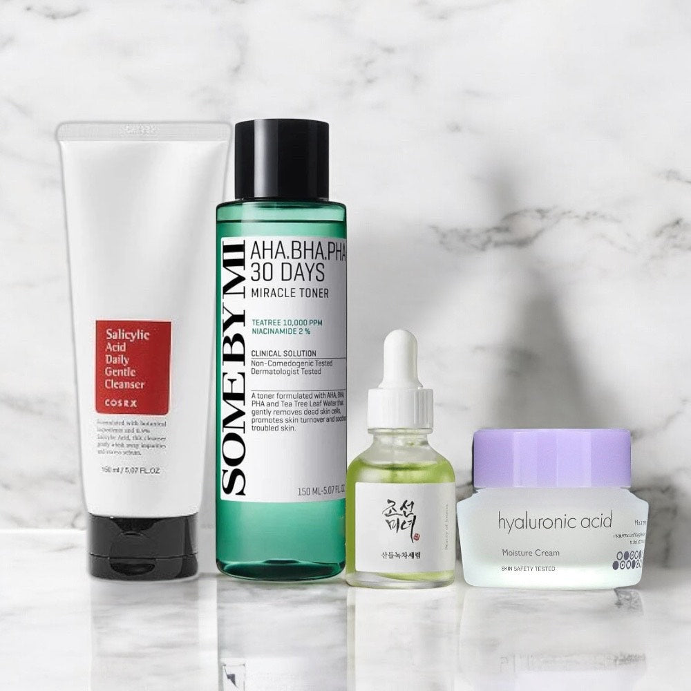 KOREAN ROUTINE FOR ACNE