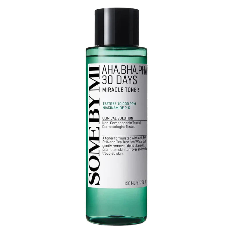 Some By Mi AHA-BHA-PHA 30 Days Miracle Toner 150ml - Απολεπιστικό τόνερ για δέρμα με ακμή