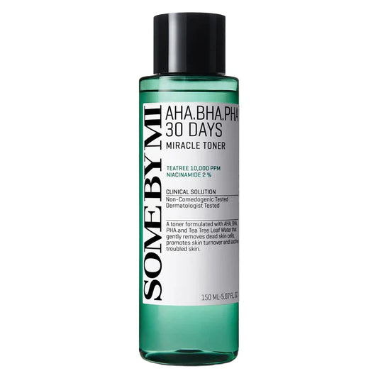 Some By Mi AHA-BHA-PHA 30 Days Miracle Toner 150ml - Απολεπιστικό τόνερ για δέρμα με ακμή