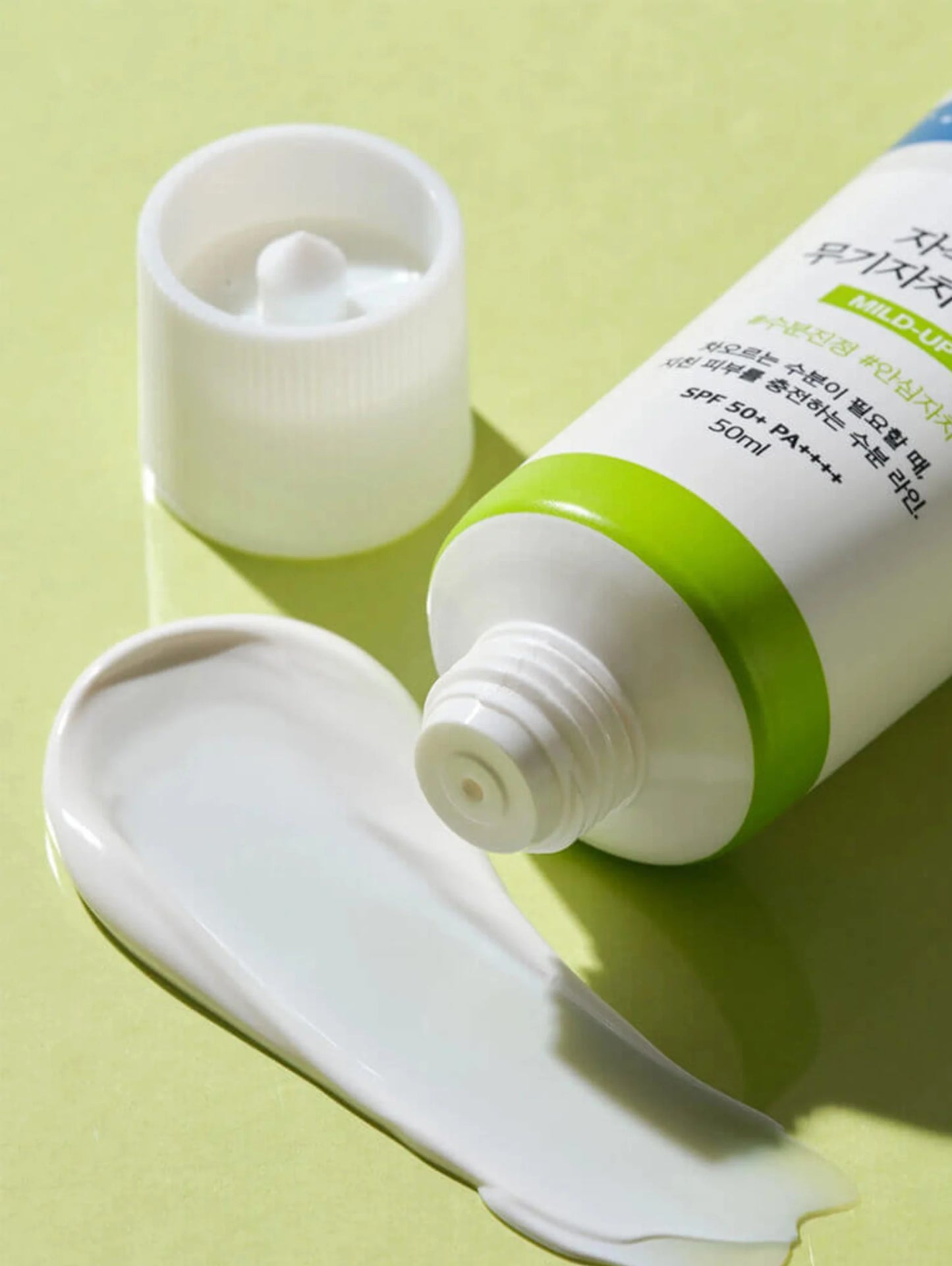 ROUND LAB Birch Juice Mild-up Sunscreen SPF 50 Face Cream 50 ml - Αντηλιακή κρέμα με χυμό σημύδας για ευαίσθητη & προβληματική επιδερμίδα