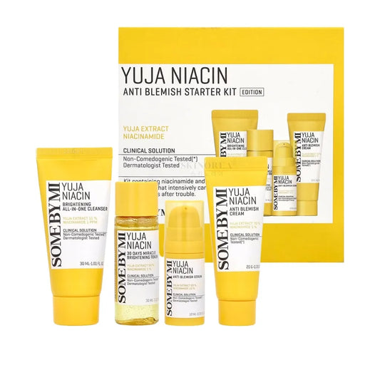 Some By Mi Yuja Niacin Anti Blemish Starter Kit - Σετ προϊόντων για λάμψη και δυσχρωμιών