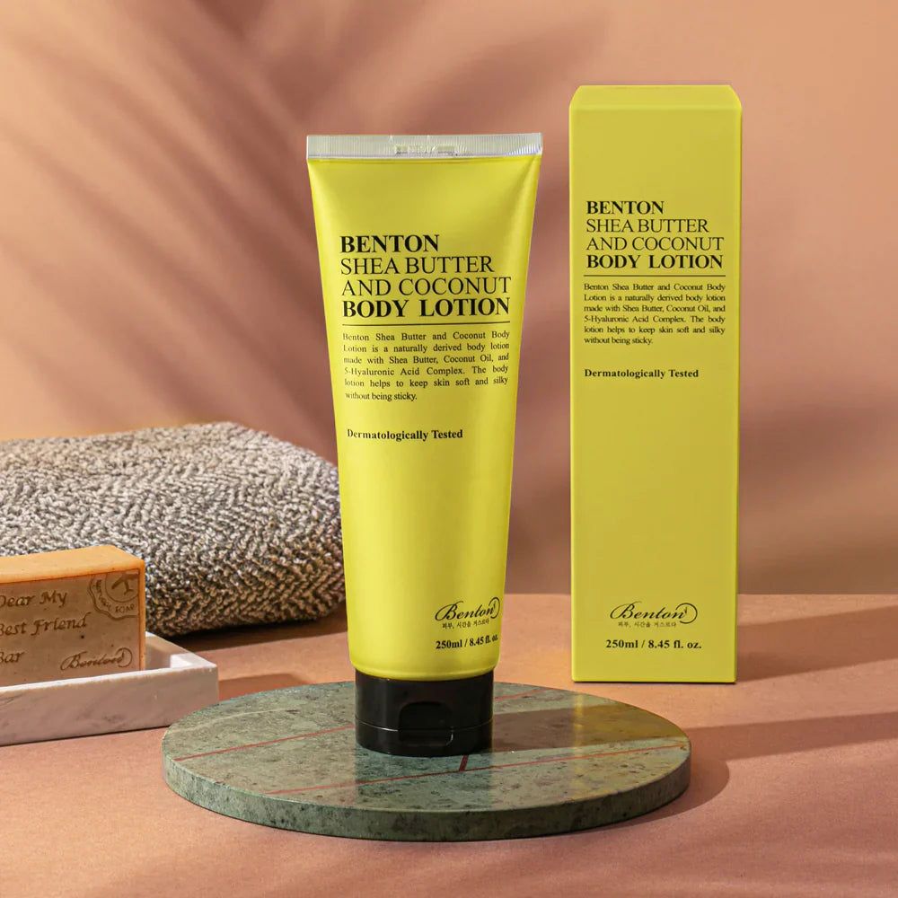 BENTON Shea Butter and Coconut Body Lotion - Κρέμα σώματος με λάδι καρύδας και βούτυρο καριτέ