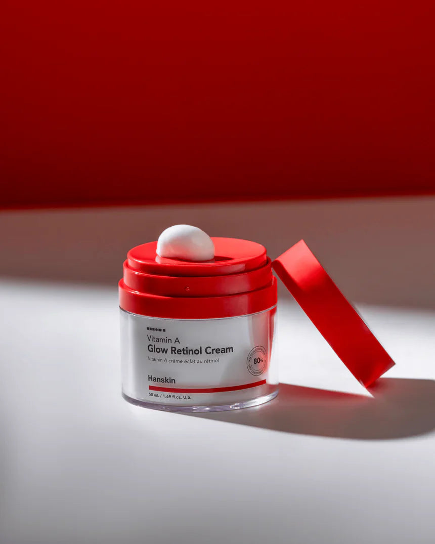 Hanskin Vitamin A Glow Retinol Cream -  Βραδινή κρέμα προσώπου με αντιγηραντική και συσφικτική δράση με καθαρή ρετινόλη