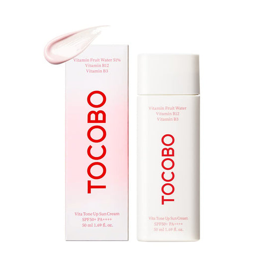 Tocobo Vita Tone Up Sun Cream SPF50+ PA++++ - Aντηλιακή κρέμα προσώπου λεπτόρρευστη  με βιταμίνες