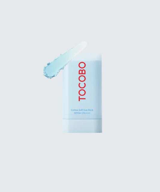 Tocobo Cotton Soft Sun Stick SPF50 PA++++ High Protection - Ενυδατικό στικ αντηλιακό απαλό με ματ αποτέλεσμα