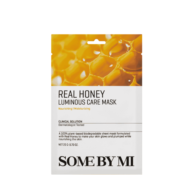 SOMEBYMI Real Honey Luminous Care Mask - Μάσκα ενυδατική με μέλι