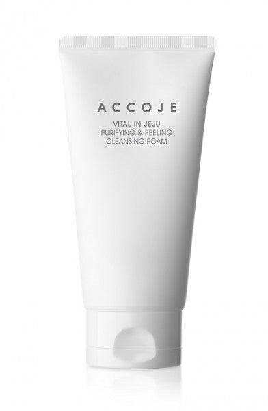 ACCOJE Vital in Jeju Purifying & Peeling Cleansing Foam -  Απαλός Αφρός Απολέπισης